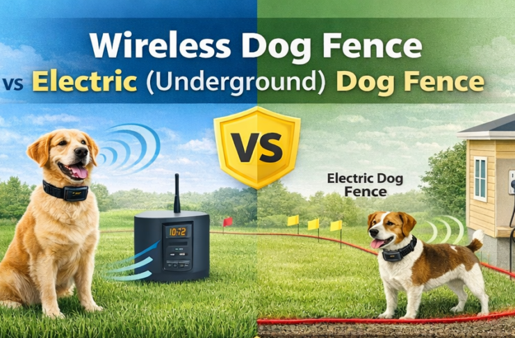 wireless dog fence versus electric dog fence