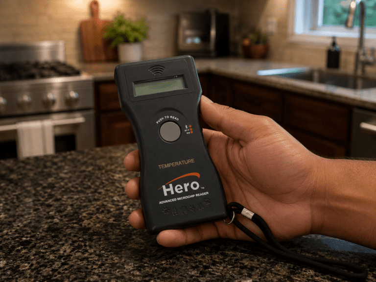 Hero microchip scanner handheld