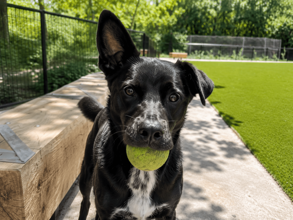 dog is obsessed retriever but what would her dog dna test say?