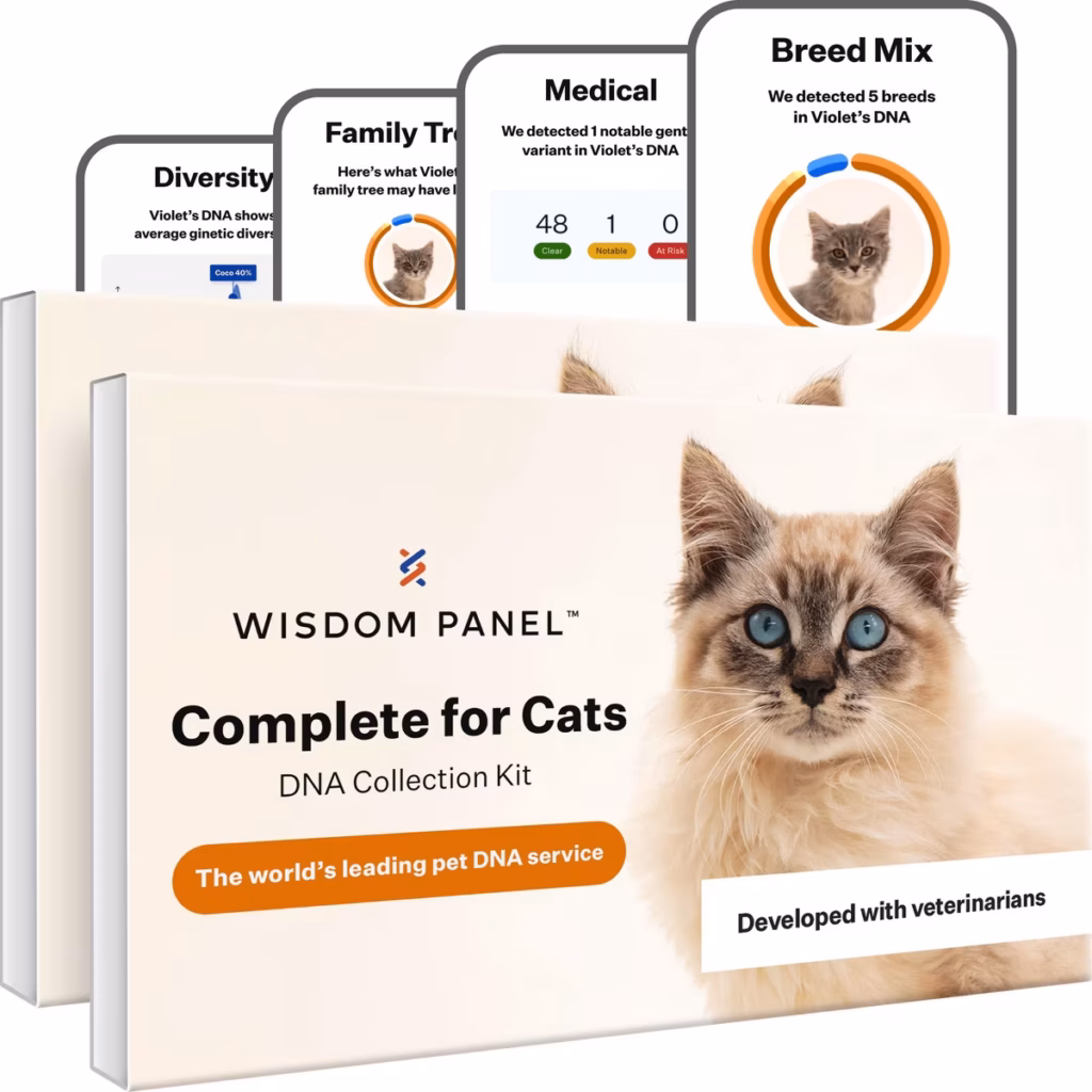  Wisdom Panel Complete for Cats DNA Collection Kit