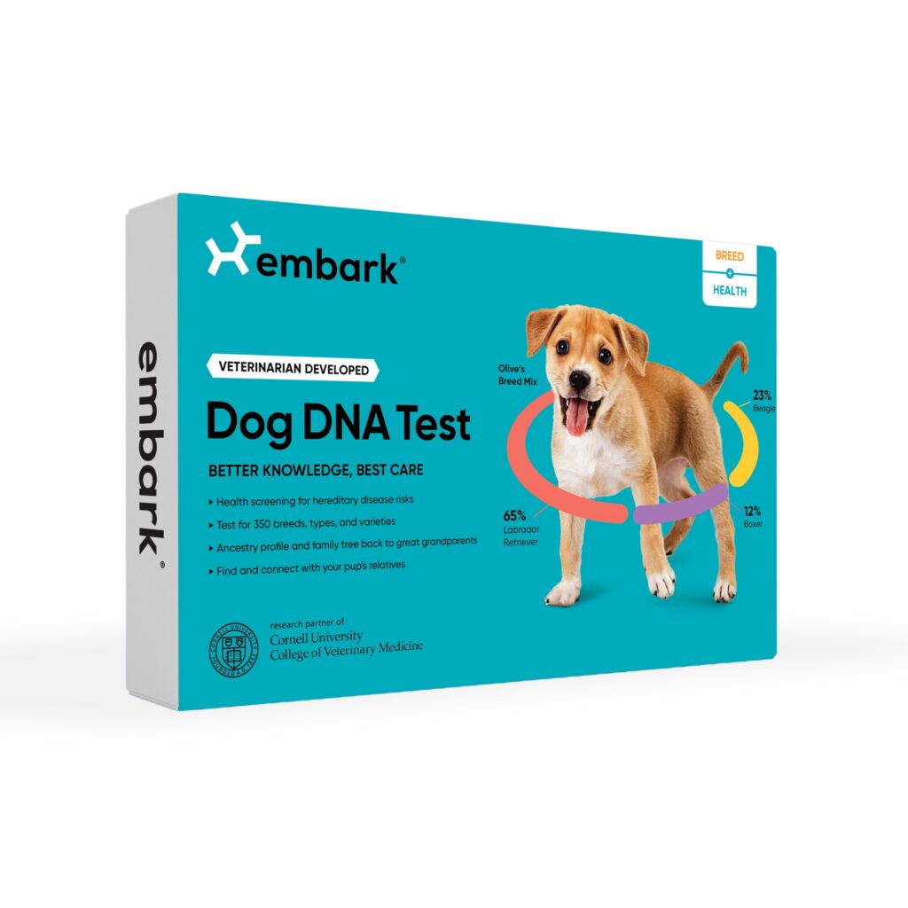 Embark Dog DNA Test box