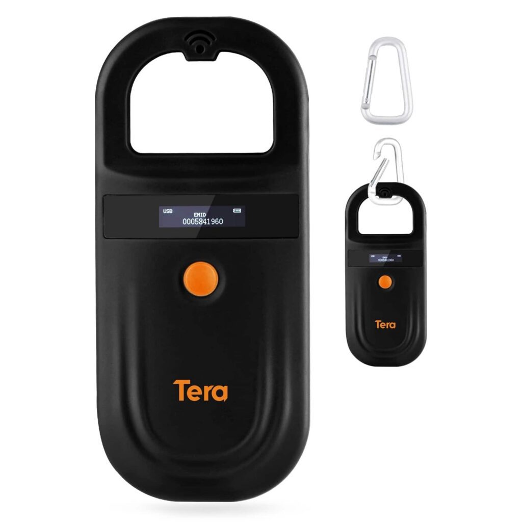 Tera animal microchip scanner