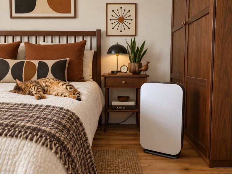 Air purifier placement pet owners