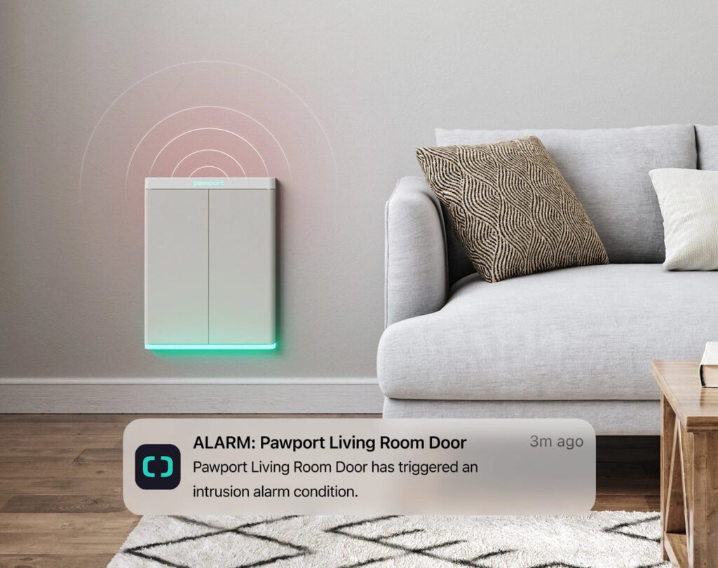 Pawport door smart features provide connectivity
