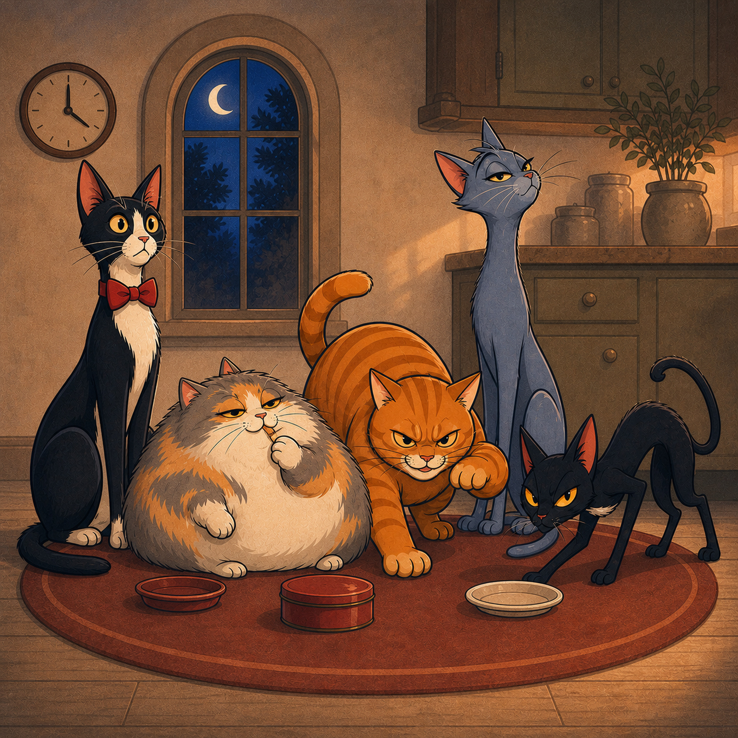 5 Cat Dining Personalities and the Auto Cat Food Dispenser Each One Actually Needs