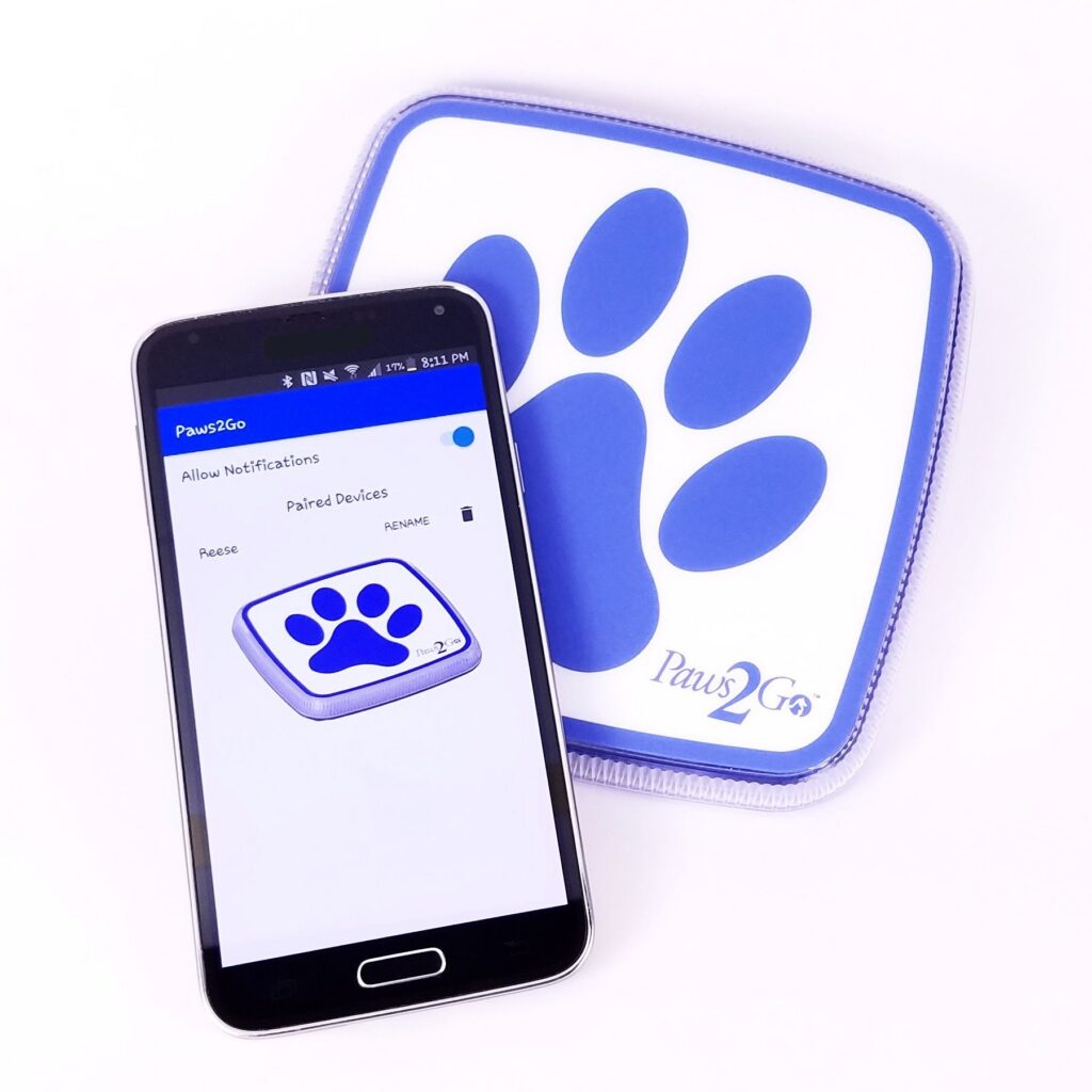 Paws2Go wireless dog doorbell with app