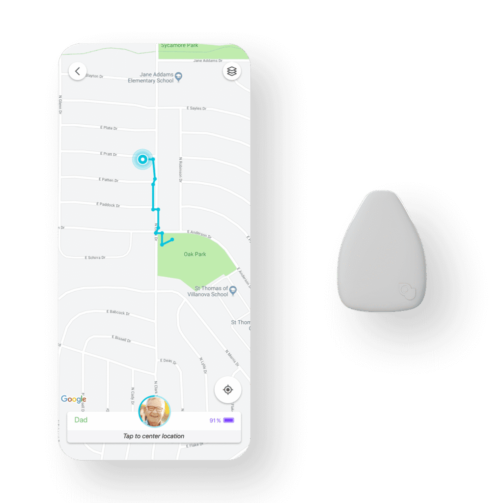 jijobit tracker for people or pets with app