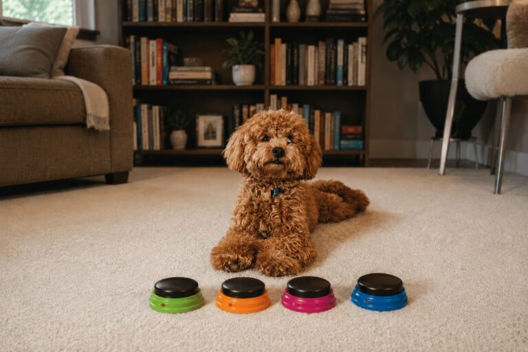 Learning Resources Talking Dog Buttons Poodle has opinions