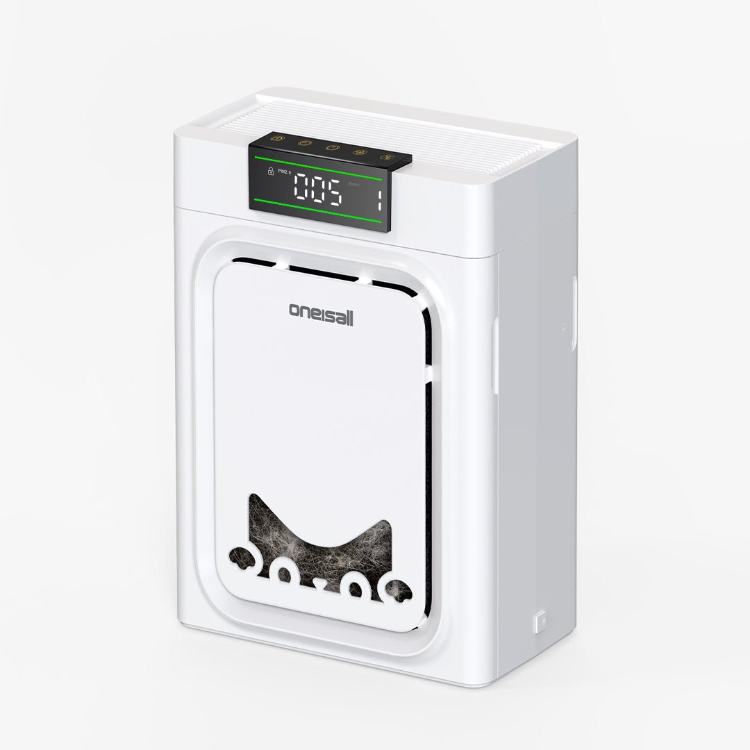 Oneisall PP02 pet air purifier with a dual-sided intake
