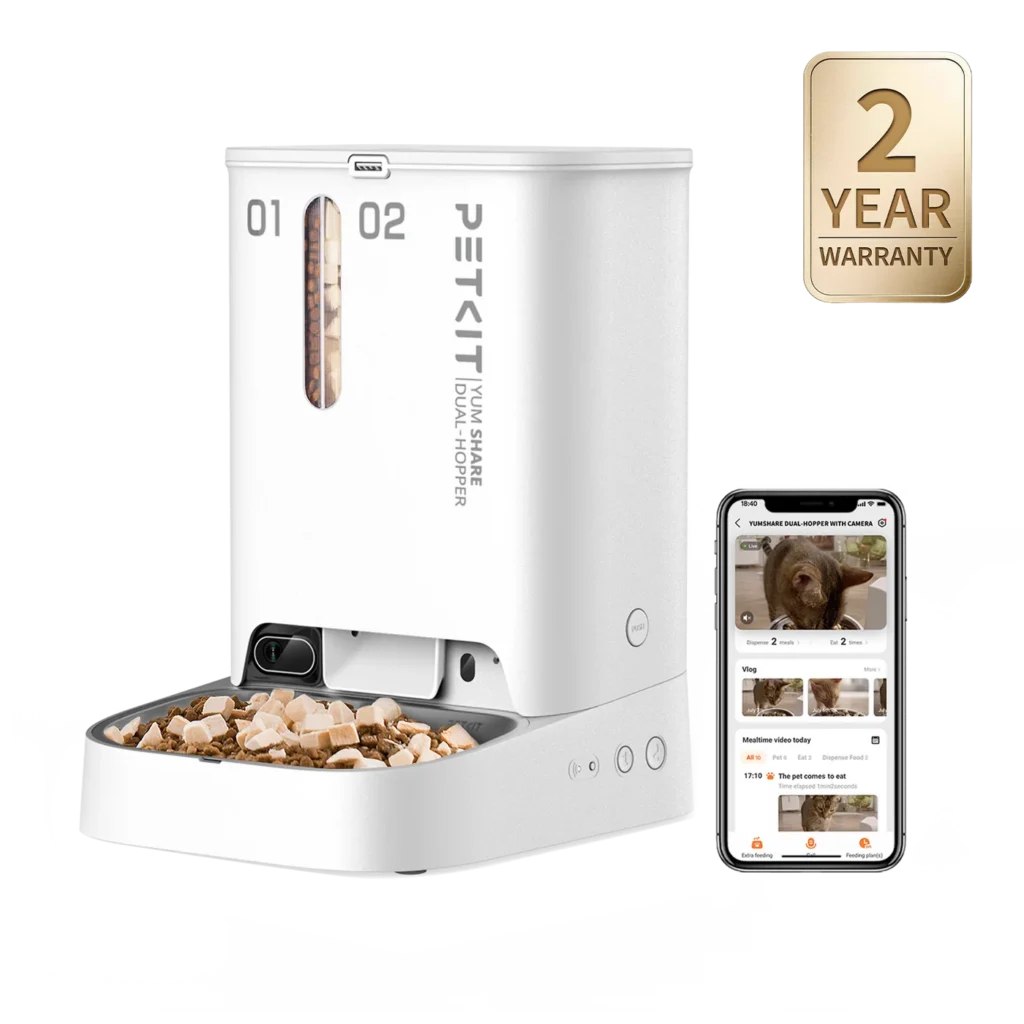 YumShare Dual Hopper food dispenser