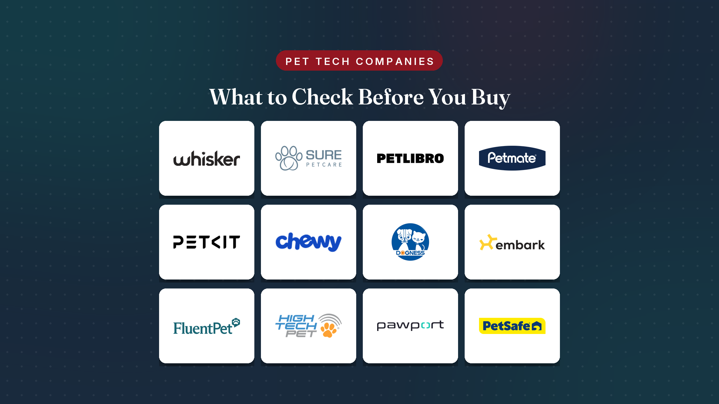 Pet Tech Companies: What to Check Before You Buy