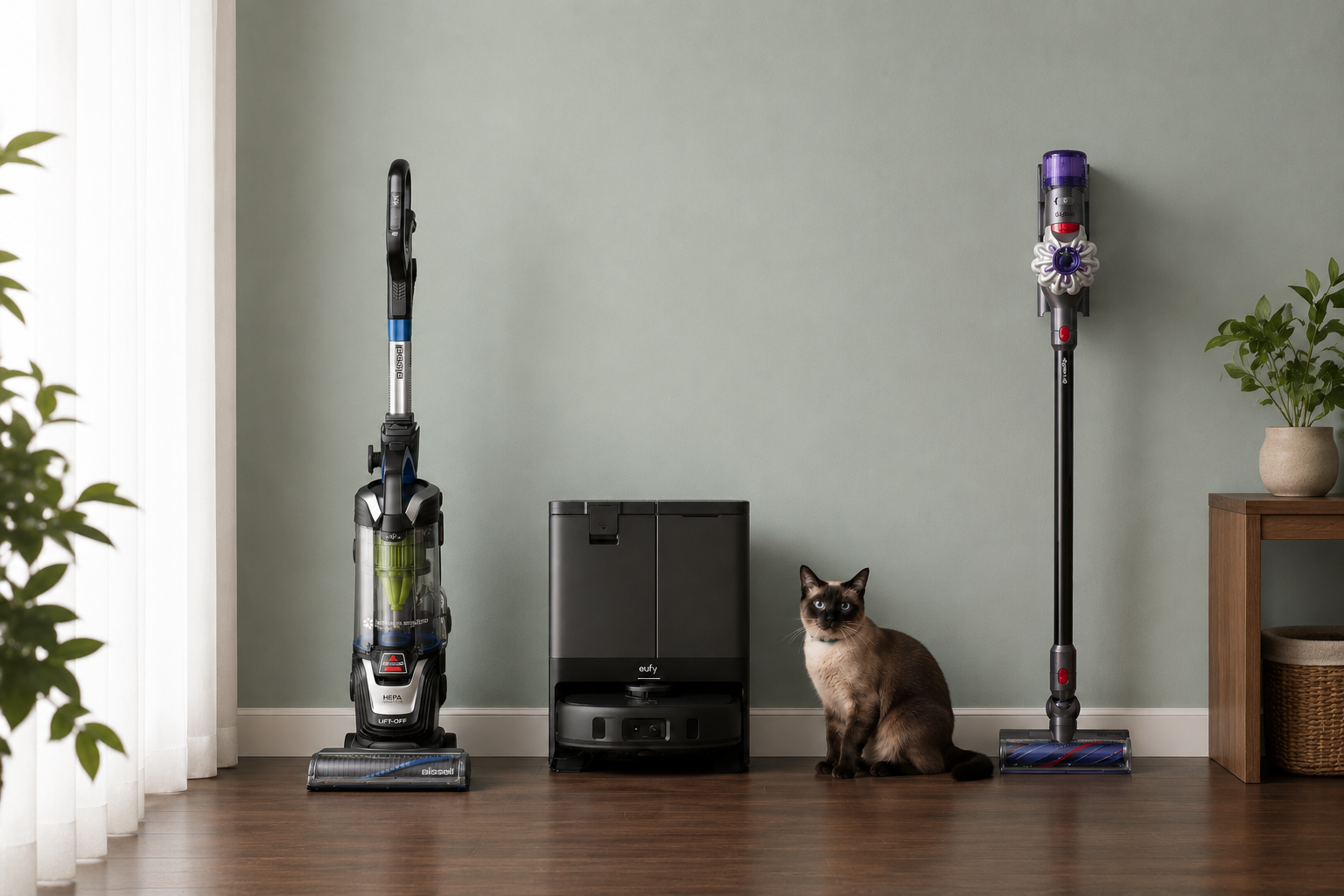 siamese cat with her best pet vacuums for cat hair