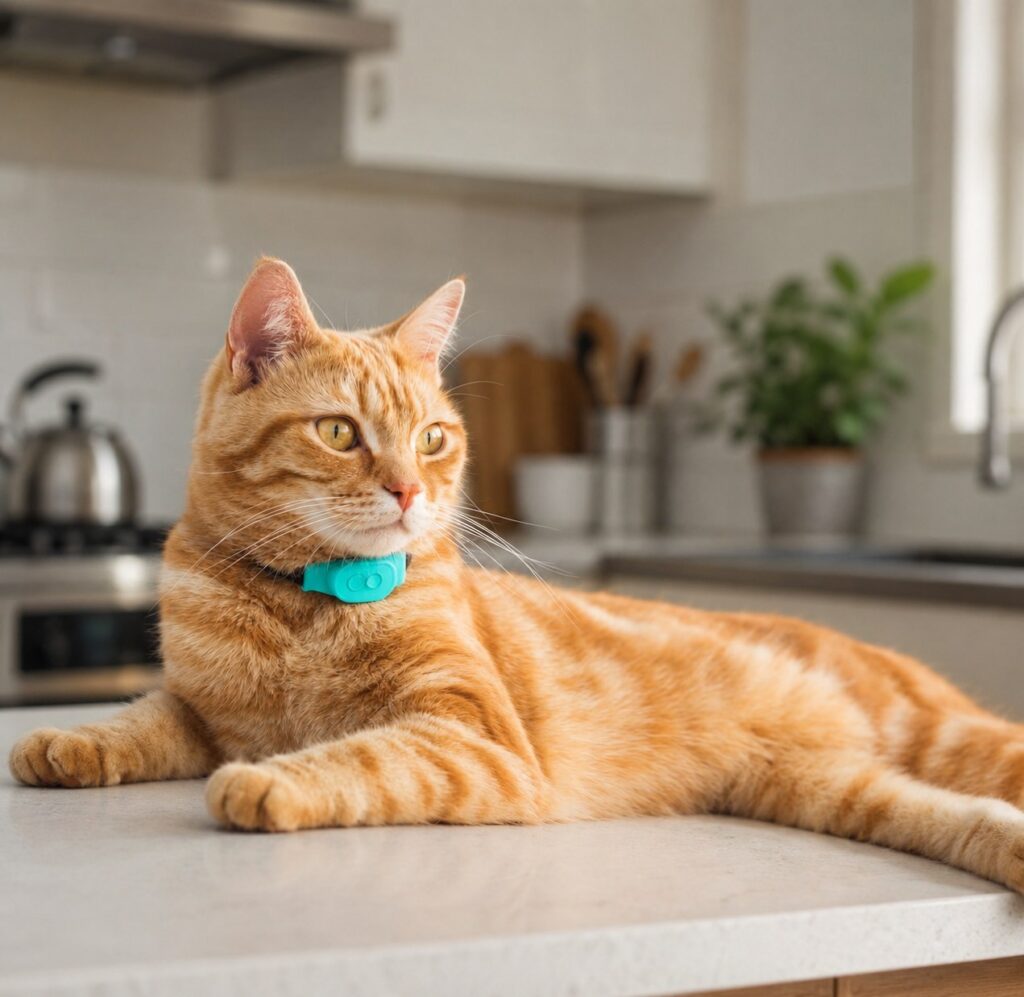 Tabcat cat tracker orange cat